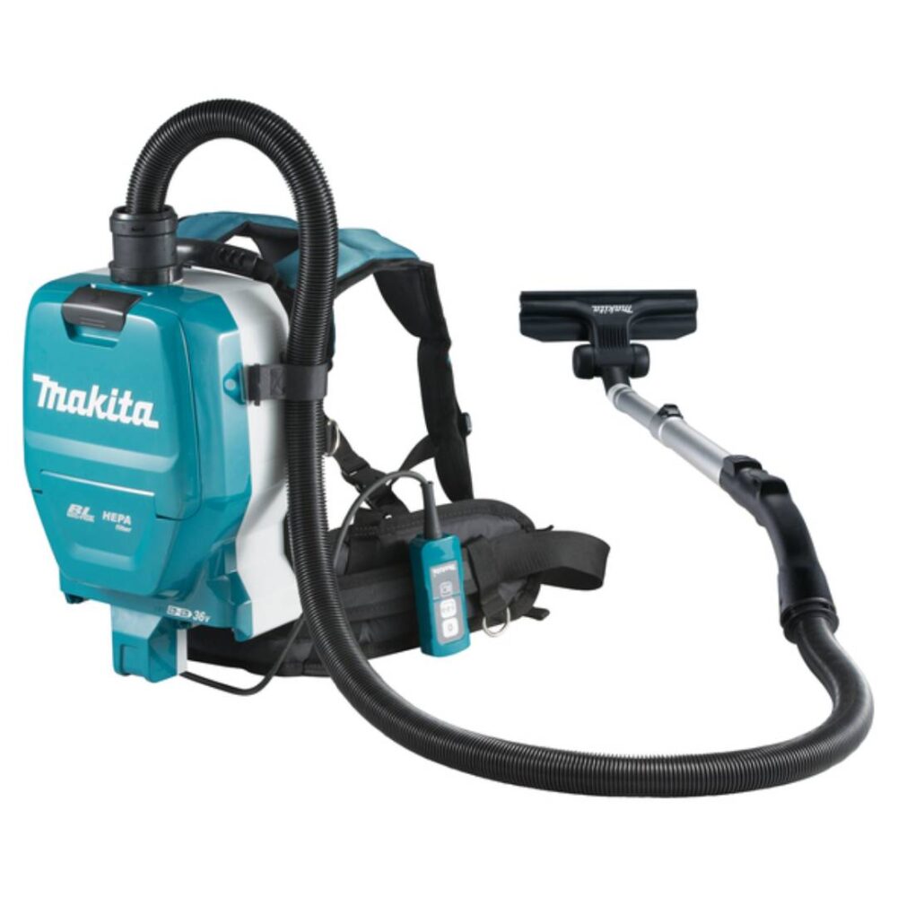 MAKITA DVC261ZX11 Cordless Backpack Vacuum Cleaner (Bl) For 18Vx2 Li-Ion Lxt